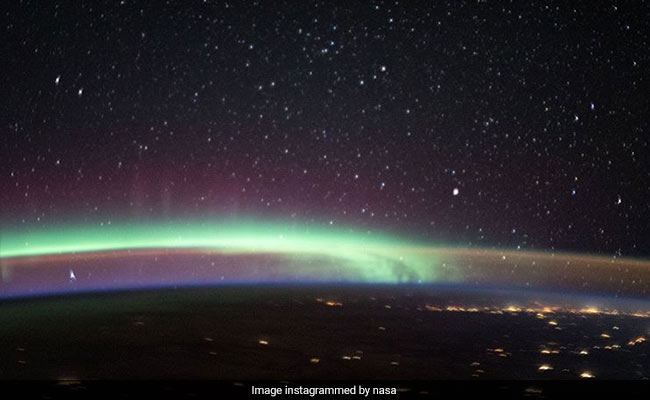 Two Of Earth's Most Colourful Phenomena Meet In NASA's Stunning Pic From Space