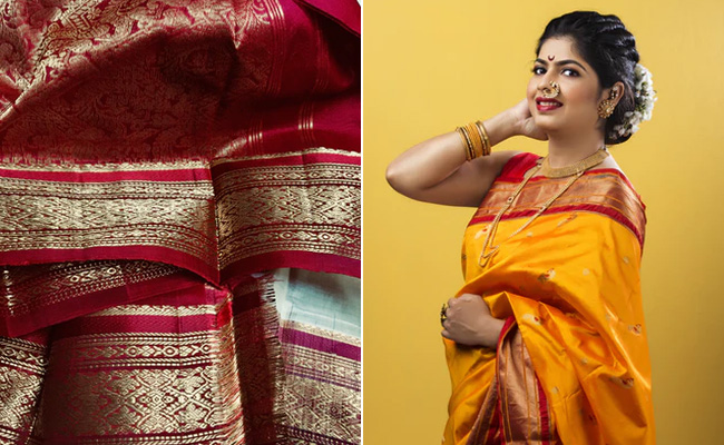 You Won't Be Able To Glance Away From These Zari Work <i>Sarees</i>