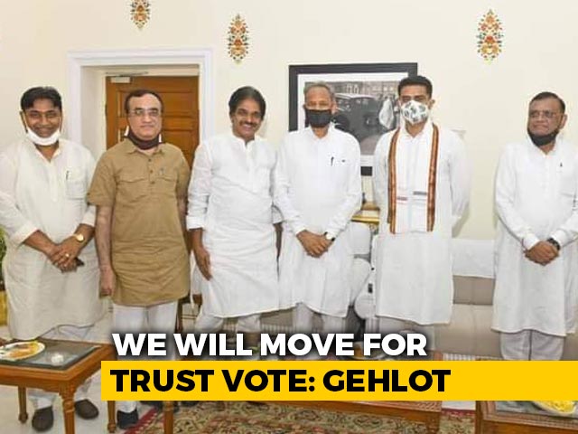 Ashok Gehlot's "Trust Vote" Counter To BJP's "No-Confidence" Motion