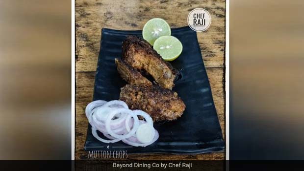 Watch: Unique Mutton Chops Recipe Using East-Indian Special Bottle Masala 