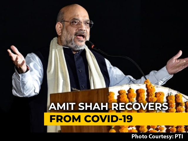 Home Minister Amit Shah Tests Negative For COVID-19