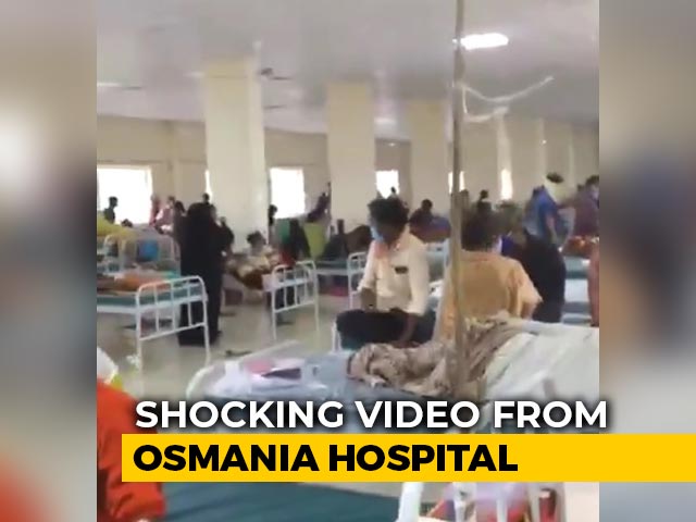 Caught On Camera: Tree Branches Used To Hang Medical Fluid In Hyderabad Hospital