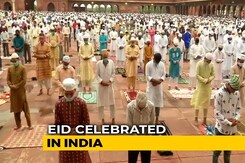 Eid Al-Adha: Muted Bakrid Festivities, Social Distance At Jama Masjid Eid Al-Adha: Muted Bakrid Festivities, Social Distance At Jama Masjid