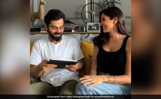 Virat Kohli takes a fun quiz with wife Anushka Sharma watch video Virat Kohli takes a fun quiz with wife Anushka Sharma watch video