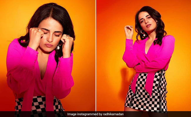 Radhika Madan Shows Us How To Mix And Match Colourpop With Racer Checks