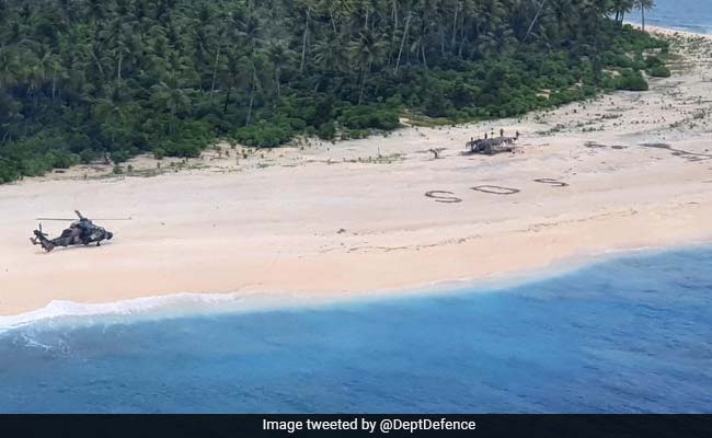 SOS In The Sand Saves 3 Men Stranded On Tiny Pacific Island
