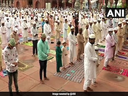 Eid al Adha: Muted Bakrid Festivities, Social Distance At Jama Masjid Eid al Adha: Muted Bakrid Festivities, Social Distance At Jama Masjid