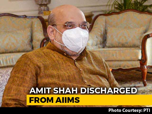 Amit Shah Leaves AIIMS After 13 Days, Was Admitted For Post-Covid Care