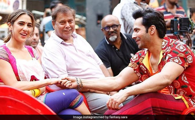 Trending: BTS Pic Of Varun Dhawan And Sara Ali Khan From The Sets Of <I>Coolie No 1</I>