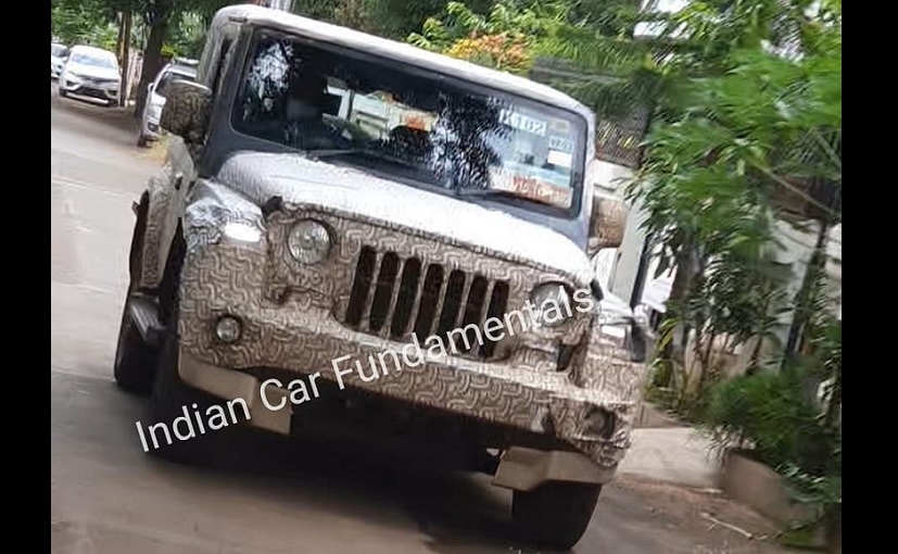 2020 Mahindra Thar Top-End Variant Spotted Testing In India Again