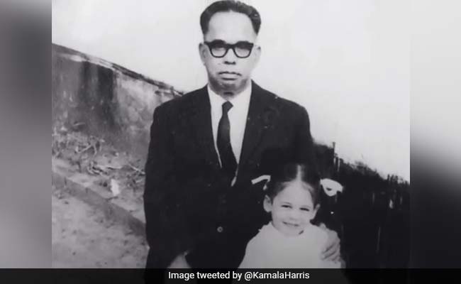 ''Walks Along Beach In India Created A Commitment In Me'': Kamala Harris Recalls Her Grandfather
