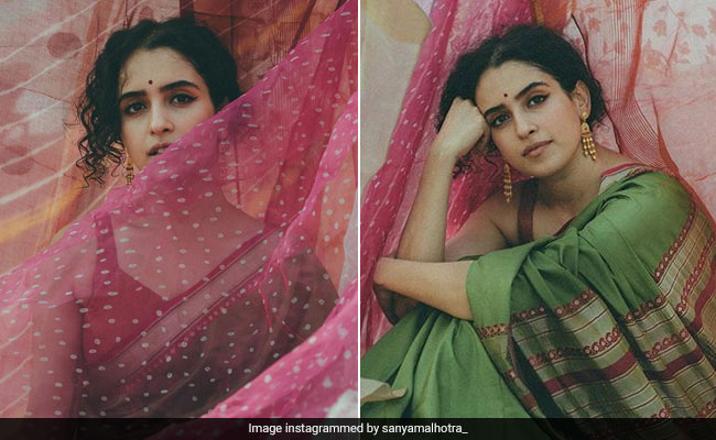 Sanya Malhotra Gives Us Reason To Fall For Cotton Sarees All Over Again