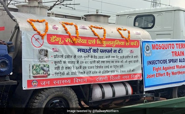 'Mosquito Terminator' Train Flagged Off, To Spray Insecticide In Delhi