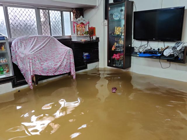 Mumbai Rain: Inside A Flooded House