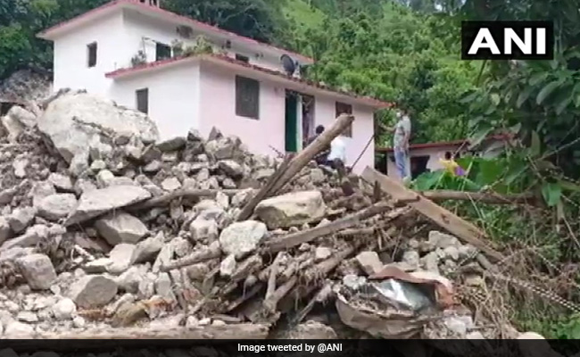 Heavy Rain Damages Houses In Uttarakhand's Dharchula District