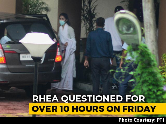 Day 2 Of CBI Questioning For Rhea Chakraborty After 10 Hours Yesterday