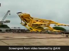 9 Killed After Massive Crane Collapses At Visakhapatnam Shipyard