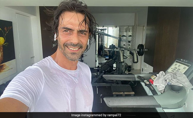 Arjun Rampal's "Sweat It Out" Post Gets A Comment From Girlfriend Gabriella Demetriades