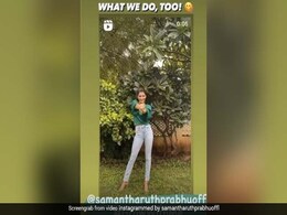 सामन्था अक्किनेनी ने गार्डन में खड़े होकर दिखाया जादू तो सिंगर बोलीं- यह तो बहुत ही...देखें Video सामन्था अक्किनेनी ने गार्डन में खड़े होकर दिखाया जादू तो सिंगर बोलीं- यह तो बहुत ही...देखें Video