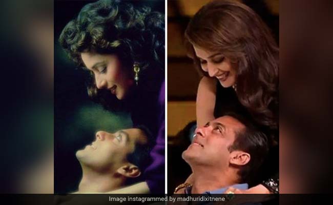 Madhuri Dixit Shares <i>Hum Aapke Hain Koun </i> Memory With Salman Khan As The Film Clocks 26 Years