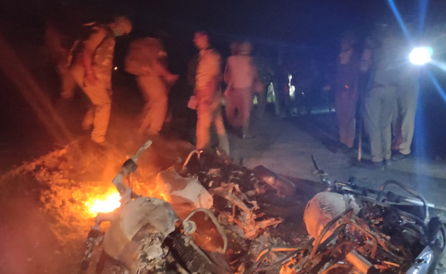 Village Head's Killing Sparks Violence In UP, Police Post Set On Fire