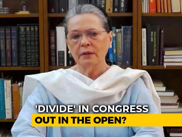 Top Congress Leaders Write To Sonia Gandhi, Seek "Full-Time" Leadership