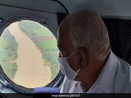 Karnataka Chief Minister BS Yediyurappa Reviews Damage Caused By Heavy Rain Karnataka Chief Minister BS Yediyurappa Reviews Damage Caused By Heavy Rain