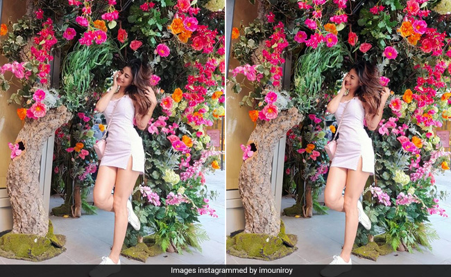 Summer Loving For Mouni Roy As She Poses In A Pink Dress