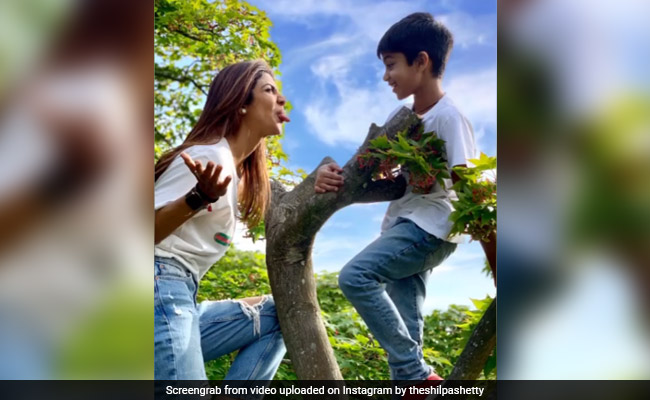 Shilpa Shetty's "Happiness" Essentials Include Son Viaan Raj Kundra And...
