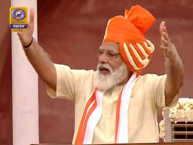 "Make-In-India", "Make-For-World", Says PM On Independence Day