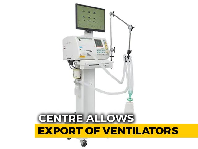 Centre Allows Export Of Ventilators As COVID-19 Death Rate Falls To 2.15%