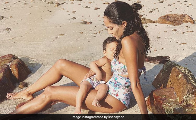 How To Be A "Beach Baby" With Lisa Haydon And Son Leo
