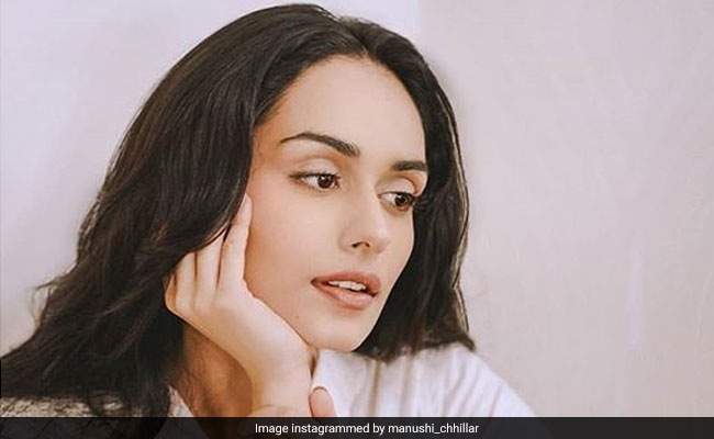 All Manushi Chhillar Needs To Shoot Her Shot Is A Chic White Shirt
