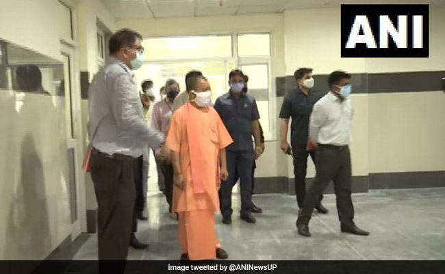 Yogi Adityanath Visits UP Hospital, Says Over 1.51 Lakh Beds Available For COVID-19 Patients