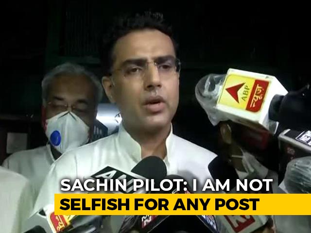 "Issues Were Ideological, Was Important To Raise Them," Says Sachin Pilot