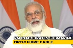 PM Inaugurates Submarine Optic Fibre Cable Connecting Chennai, Port Blair PM Inaugurates Submarine Optic Fibre Cable Connecting Chennai, Port Blair