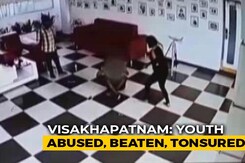 Andhra Man Beaten, Head Shaved Over Alleged Theft At Filmmaker's Home Andhra Man Beaten, Head Shaved Over Alleged Theft At Filmmaker's Home