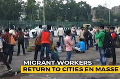 No Work At Home, Migrant Workers Return To Cities No Work At Home, Migrant Workers Return To Cities