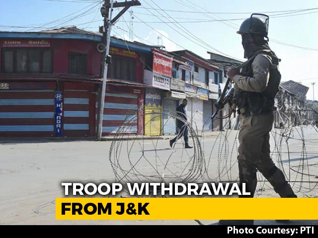 10,000 Troops To Be Immediately Withdrawn From Jammu And Kashmir: Centre