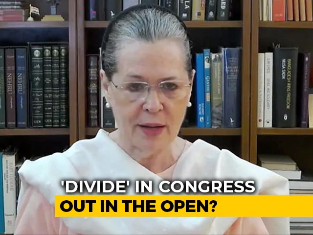 Over 20 Top Congress Leaders Write To Sonia Gandhi Over Leadership Issue