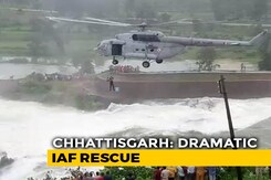 Watch: IAF's Dramatic Rescue Of Man Holding On To Tree At Overflowing Dam Watch: IAF's Dramatic Rescue Of Man Holding On To Tree At Overflowing Dam