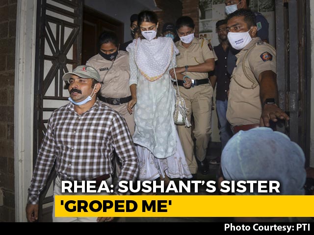 "Groped By Sushant Rajput's Sister": Rhea Chakraborty's Sensational Claim