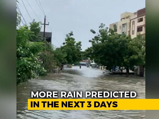 Several Areas In Hyderabad Flooded After Heavy Rain, Choppers Deployed