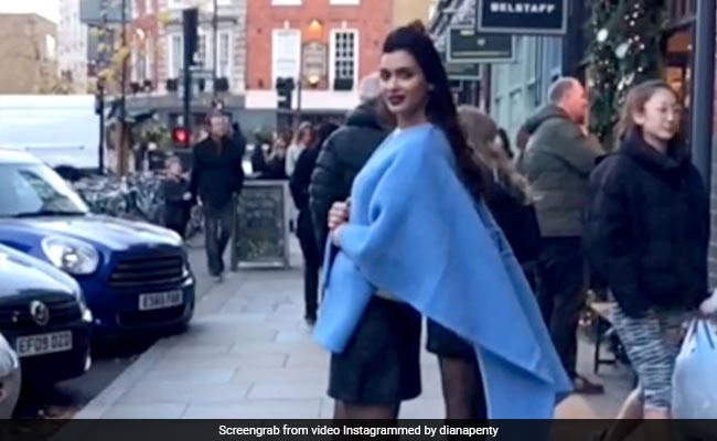 Diana Penty Flaunts A Bright Blue Poncho In A #Throwback Post