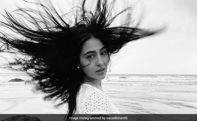 This Pic Of Sara Ali Khan Is All About Sea, Sand And A Good Hair Day