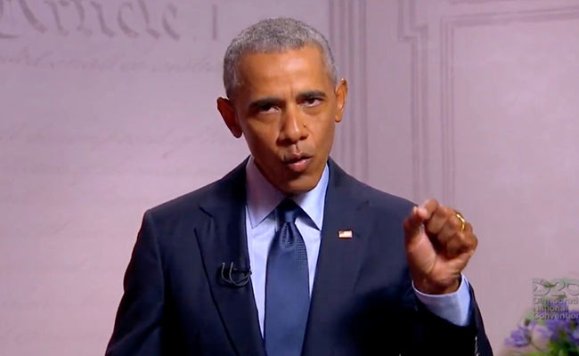 Republicans Defending Trump's Voter Fraud Claims Are "Intimidated": Obama