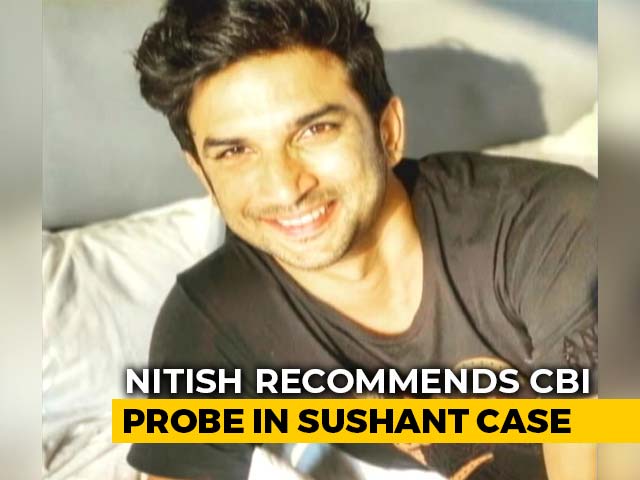 Nitish Kumar Recommends CBI Probe In Sushant Rajput Case