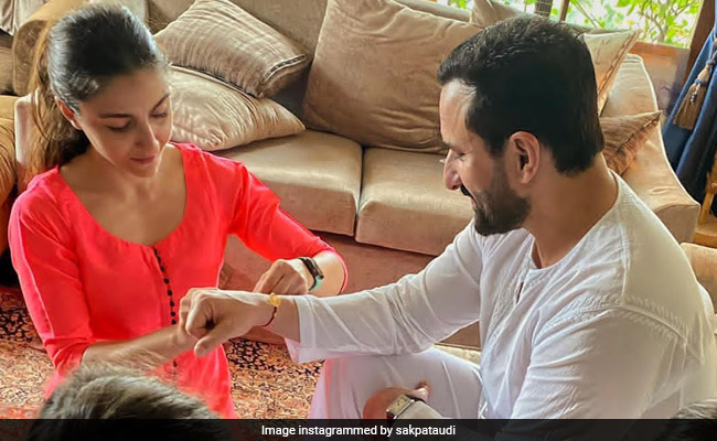 Soha And Saif Ali Khan Are Celebrating Raksha Bandhan Every Day - One Post At A Time