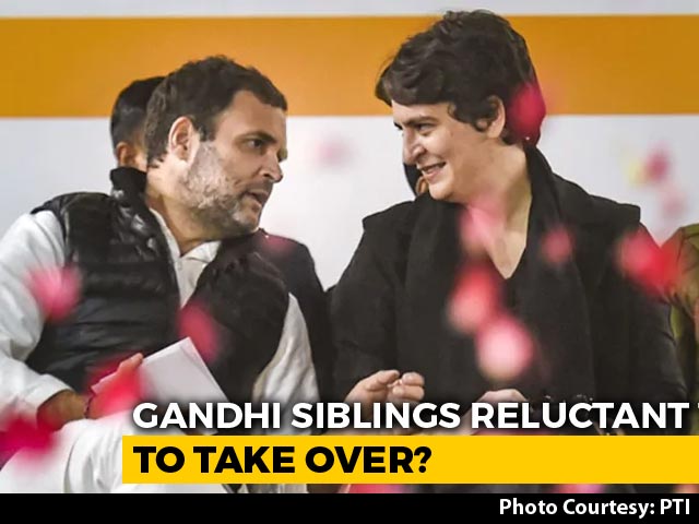 Rahul Gandhi, Priyanka Gandhi Reluctant To Accept Top Post: Sources