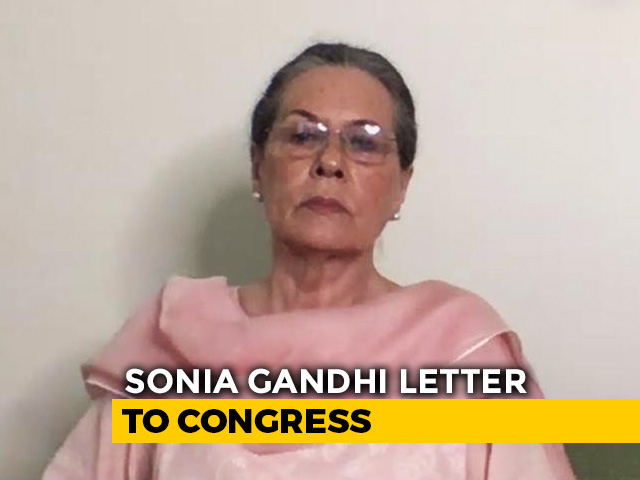 Start Process To Replace Me, Sonia Gandhi Tells Congress